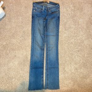 VTG Just USA Authentic Originals Jeans Size 5 Y2K Low Rise Bootcut Denim 27x31